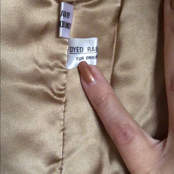 Sergio Valente Genuine Rabbit Fur Coat - Picture 4 of 7